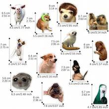 Funny Dog Meme Accessories Decoration Fridge Magnet(12 Pack) Cute Dog Merch Supplies Decor Accessory Party Gifts Cruise Door Room Decor  Bumper Cabinets Sticker Decal Reusable Vinyl - DogMeme - Xem 3