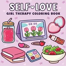 Livro de Colorir de Pintura Terapêutica para Iniciantes, Desenho Antiestrés, Design Simples e Grande Relaxante, Personagens Fofos para Aliviar a Pressão, Espesso e Opaco, Volta às Aulas, Presente de Formatura, Padrão Requintado e Linhas Claras, Livro de Imagens, Materiais Escolares (Favor Encomendar Bloco de Pintura e Livro de Colorir Separadamente), Desenho e Pintura, Halloween, Natal