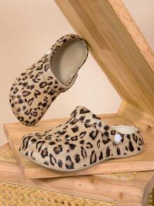 Giày làm vườn mới dành cho nữ, giày bệt rộng rãi có thể điều chỉnh, dép đi trong nhà/du lịch/bãi biển bằng vải nhung, dép đi trong nhà mũi kín - trắng - Xem 4