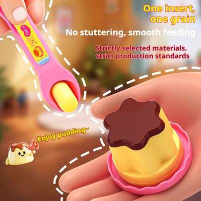 1 件布丁喂食玩具 - 果冻喂食玩具 - 可爱布丁玩具食物套装 - 用这款可爱的果冻甜点玩具喂养你的洋娃娃 - 过家家玩具 - 针线玩具旅行玩具教室坐立不安玩具迷你玩具沐浴玩具圣诞文具减压球 - 生日礼物 - 圣诞礼物 - 万圣节礼物 - 圣诞夜礼物 - 完美礼物 - 玩具 - 游戏