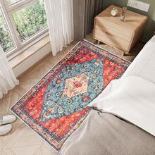 Area Rug 2x3 Door Mat Indoor - Foldable Washable Mat, Entryway Rug,Vintage Non-Slip Low Pile Small Rug For Kitchen, Front Door Indoor Entrance, Bedroom, Bathroom - 多色1 - 查看 8