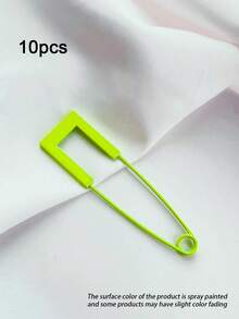 别针装饰胸针，荧光色胸针，适用于衣服、帽子、包包和装饰