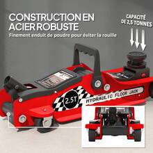 Cric de voiture - Rouge - Voir 6