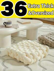 Gối dệt 16'' X 16'', Gối trang trí sofa vuông dệt thủ công, Gối thắt nút, Gối nhung thắt nút vuông, Gối trang trí mềm mại, Gối bện, Gối đan dày, Gối trang trí thắt nút, Gối sofa, Gối ghế, Gối sàn, Gối tựa lưng, Gối thắt lưng, Ghế văn phòng, Đệm ghế, Trang trí nhà cửa, Trang trí phòng học, Đồ dùng học tập, Gối tựa ghế, Ghế chơi game - Nhiều màu - Xem 3
