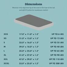 Cybarmour Chew Proof Dog Crate Pad Outdoor Indestructible Dog Bed Tough Potable Machine Washable Water DirtResistant Large Breeds Fits 36Inch Crate 35x22 Limestone - 350長x220寬 - 查看 6