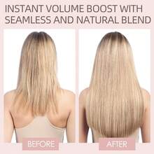 40Pcs/Pack Hair Extensions Tape In Hair Extensions Human Hair Straight Tape In Hair Extensions Blue&White Tape Are Send Randomly 16-26 Inch 20pcs 50g/Pack Real Human Hair Double-Side Tape Hair Extensions For Women - S24 - Xem 5