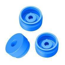 MYLOLF 1 pieza/2 piezas/3 piezas - Tapas para garrafas de agua de 3 y 5 galones, tapas de reemplazo reutilizables de silicona, tapas antiderrames para dispensadores de agua de botellas de 55mm