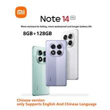 Xiaomi Xiaomi Redmi Note 14 Pro Smartphone, 8GB+128GB, IP68 Dust & Water Resistant, Dimensity 7300-Ultra Chip, 50MP Sony Large Aperture Super Sensitive Camera, 5500mAh Large Battery With 45W Fast Charging, Long Battery Life, Chinese Version Dual SIM, Supports English And Chinese