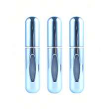 1pc 5ml Refillable Travel Perfume Atomizer Spray Bottle, Portable Bottom Filling Perfume Bottle - Bright blue - View 10