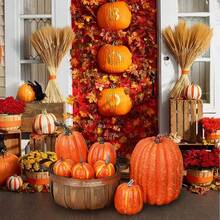 7 قطع/4 قطع/3 قطع/1 قطعة kürbis اصطناعية، ديكورات اليقطين، ديكور خريف هالوين، مجموعة متنوعة من اليقطين الزخرفية المزيفة الريفية، يقطين رغوي، يقطين مزيف، لمركز طاولة ، المدفأة، المطبخ، حفلات الزفاف، هدايا عيد الميلاد، ديكور المنزل، أفضل هدايا عيد الميلاد، ديكور عيد الميلاد