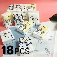 9包可爱卡通印花小包装口袋手帕纸巾亲肤柔软迷你面巾纸餐巾卫生纸 - 彩色 - 查看 15