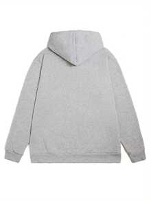 Sudadera hoodie sweatshirt dama mujer gorro capucha encapuchada manga larga algodon bolsa canguro cangurera bolsa bolsillo estampado 1889 san francisco california letrero letras numeros fechas college colegial universidad universidades escolar varsity lindo cute tierno suave pachoncita puños rib acanalados casual atletica aesthetic homie cossy casa diario frio ciudad urbana moderna juvenil comoda abrigadora caliente calientita ejercicio pijamada - Gris - Ver 2