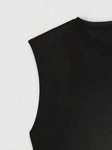 Women's Butterfly Tank Top 100% Cotton Shirt Premium Mesh Blouse New Release - 白色 - 查看 3