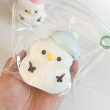 1 件雪人挤压玩具 - 慢回弹葡萄、橙子、减压、挤压器、立方体挤压、Taba 挤压粘性、弹性大挤压猫爪、烦躁玩具、生日派对礼物 - 彩色 - 查看 5