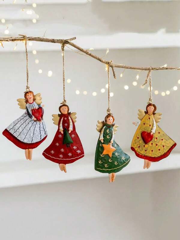 1 sztuka malowanej sprayem dekoracji anioła, dekoracja choinkowa i rękodzieło festiwalowe, dekoracja sceny, dekoracja festiwalowa, dekoracja pokoju, dekoracja domu, dekoracja biura, dekoracja na imprezę tematyczną, dekoracja świąteczna