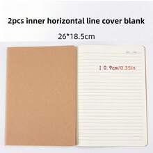 3pcs/2pcs/1pc Kraft Paper Pocket Notebooks - Perfect For Travel, School And Office - Unlined/Lined Pages - Diary, Memo Pad - Brown Cover, Back To School Supplies, Compact Pocket Notebook, Memo Pad, Writing Journal