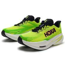 Hoka 男士竞速跑鞋 Mach X 3 休闲鞋 运动鞋 轻便舒适训练鞋 适合日常户外穿着，1168720 - 螢光黃/青檸色 - 查看 3
