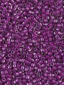 1.6毫米11/0 Delica 珠子10克玻璃种子珠光泽彩虹色日本11/0 Delica 珠子适用于手链首饰制作