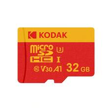 Tarjeta de memoria Kodak 32GB C10 Micro SD 64GB 128GB de alta velocidad 100MB/S U3 V30 Clase 10 Tarjeta Microsd 256gb 512gb con adaptador Mini TF para cámara, PC y teléfonos - Rojo - Ver 12