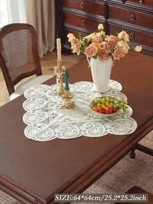 1 件 100% 涤纶厚天鹅绒面料优雅 3D 金线刺绣蕾丝花边桌布,适用于厨房、餐桌、会议桌、方桌/圆桌、书桌、咖啡桌、梳妆台、家居装饰、派对、节日、婚礼、别墅、庭院、野餐、橱柜、钢琴罩、客厅、卧室、室内/室外、所有季节、矩形/方形桌布、房间装饰、派对、婚礼、户外家具,多种尺寸可供选择 - 米色 - 查看 14