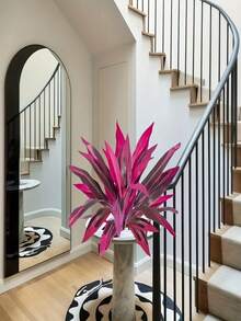 1 cây dương xỉ Boston tím lớn nhân tạo màu xanh lá cây, thích hợp cho trong nhà/ngoài trời, sân, vườn, hiên nhà, đám cưới, khách sạn, phòng khách - Nhiều màu - Xem 2