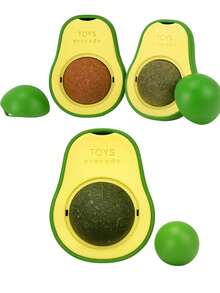 Interactive Avocado Cat Toy With Catnip Ball - 綠色 - 查看 8