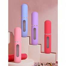 1pc 5ml Refillable Travel Perfume Atomizer Spray Bottle, Portable Bottom Filling Perfume Bottle - Màu xanh sáng - Xem 8