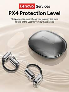 Lenovo LE503 Bluetooth Earphones, Hanging Ear Style, LED Power Display, Full-Range HIFI Sound, Bluetooth 6.0, Long-Lasting Noise Cancellation, Comfortable For Sports & Running, Sweat-Proof, Wireless Earphones Compatible With Smartphones & Computers - 多色 - 查看 4