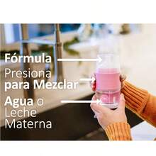 POPYUM Biberón Anticólico para Bebé para Mezclar Fórmula 4 Pack Multi Etapa 5oz/150ml y 9oz/260ml - Rosa - Ver 10