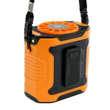 4000mAh USB Wearable Neck Fan, Portable Rechargeable Waist Clip Fan For Hiking, Fishing, Camping,