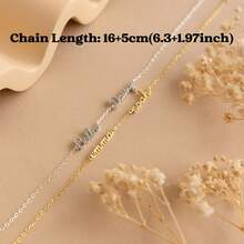 1-4pcs Customized Name Bracelet, Gold & Silver Dual-Tone Multi-Name Bracelet, Baby Christening Gift, Gift For Mom, New Year Charm Gift - Multicolor - View 5