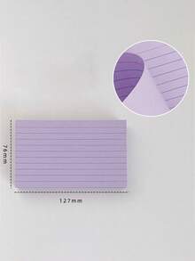 200pcs Lined Memo Pads, 3x5 Index Cards, 200pcs Gridded Refill, White Lined Note Cards, 3 X 5 Flashcards, For Learning, Note-Taking And To-Do Lists