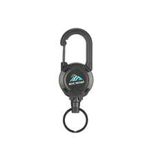 1/2 piezas Clip fácilmente desmontable para pesca al aire libre, pinza retráctil, alambre de acero, llavero multifuncional con gancho extensible, accesorios para mochila de camping, cordón retráctil anti-pérdida y soporte para tarjeta de identificación. Cordón de tracción portátil y ajustable.