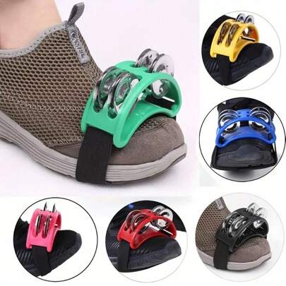 1/2 pares de cascabeles de doble , tambor africano, cajón, bongó, tambor de mano, cascabeles de acompañamiento para los pies, accesorios de cajón, instrumentos de percusión, adecuados para celebraciones de festivales, actuaciones en el escenario y sonido fuerte y claro, multicolor, accesorios de instrumentos, accesorios de percusión, suministros para bandas, actuaciones al aire libre, regalos para músicos, accesorios de música rítmica, regalos para hombres, regalos para mujeres, regalos navideños, regalos de cumpleaños, Año Nuevo