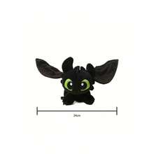 Universal Pictures Búp bê nhồi bông Toothless dễ thương, có móc đeo ba lô tháo rời và phụ kiện đeo vai để đứng, món quà Giáng sinh và sinh nhật tuyệt vời cho gia đình và bạn bè. - Không răng - Xem 11