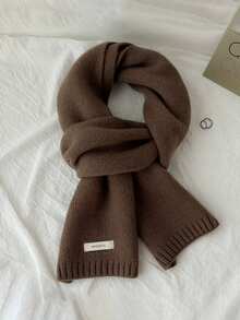 FADZOYLE 1条100%纯羊毛针织长围巾，纯色，时尚百搭，可作披肩、围巾等，大号舒适保暖，四季皆宜，秋冬季保暖柔软，时尚大码，适合日常佩戴，优雅晚宴、旅行、办公、婚礼等场合，亦可作为礼服配饰。 - 彩色 - 查看 5