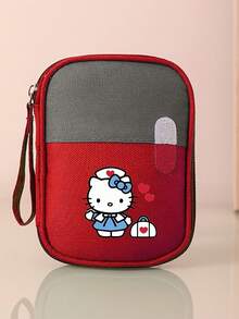 Sanrio Hello Kitty Cartoon Printed Portable Medical Bag Travel Medical Emergency Kit Home Outdoor Emergency Medicine Box Storage Epidemic Prevention And Health Kit Travel Essentials For Holiday Vacation Medicine Organizer Medicine Bag Medicine Storage Bag For Travel For Outdoor First Aid Bag