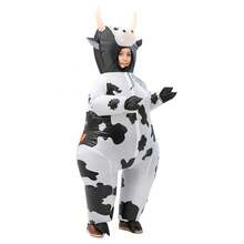 Customized Inflatable Cow Mascot Costume, Cartoon Plush Doll Outfit For Advertising, Promotional Events, Party Dress