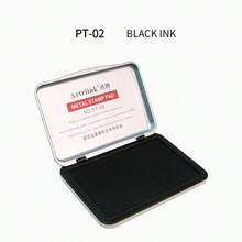 1pc Square Metal Ink Pad, Portable And Easy To Use, Quick-Drying Ink, Suitable For Stamps And Seals, Ideal For Teachers, Accountants, Financial Personnel, Stamping, Fingerprint Collection, School Supplies And Office Supplies. - Multicolor - View 13