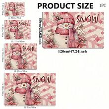 1 pièce Tapis de séchage de vaisselle de cuisine avec imprimé bonhomme de neige de Noël, super absorbant, cache les taches, tapis de séchage de vaisselle avec dos en caoutchouc, tapis polyvalent pour machine à café, plan de travail de cuisine, égouttoir à vaisselle