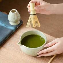 5pcs Matcha Set With , Middle Eastern Style Matcha Beginning Set Includes Match Bowl (With Spout), Matcha Whisk And Whisk Holder, Scoop, Sifter, Perfect Matcha Kit For Matcha Tea Ceremony, Gifts For Birthday And Holiday