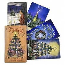 The Winter Warm Christmas Tarot Complete Set Contains 78 Standard Cards That Can Be Used For Collection - Multicolor - View 6