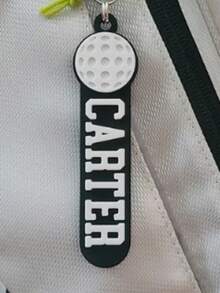 3D Printed Plastic Personalized Tennis Keychain/Keyring/Bag Tag/Name Tag