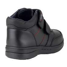 Botín Escolar Yuyin Para Niño 24352 Negro, Botas Cómoda De Vestir Para Niños Ligera Ajuste De Doble Broche, Calzado Estilo Bota Escolar Antiderrapante para la Escuela - Negro - Ver 5