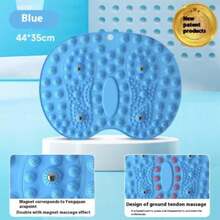 1PC 44*35cm/17.3*13.8in Fitness Foot Massage Mat Acupressure Board Muscle Relaxation Anti-Stress Home Exercise Equipment Yoga Accessories Gymnastics Gym