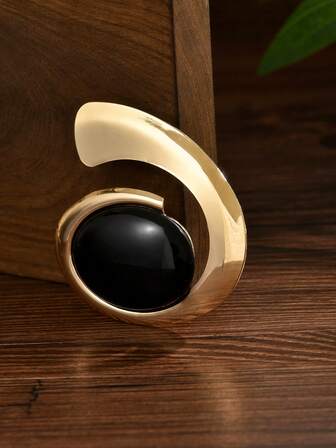 1pc 2025 New Elegant Vintage Brooch, Multiple Styles Available: 3D Floral, Gold Rhinestone Bow, Geometric Shapes, Lips With Rhinestones, DIY Hand-Painted Drip Oil Bees, Bees, Insects, Bumblebees, Fish Eyes With Rhinestones, Gold Flowers, White Magnolia, Feathers, Suns, Commas, Evil Eyes, Leaves, Antlers, High-Quality Holiday, Party, Dinner, Festival Brooch For Women, Suitable For Valentine's Day, Thanksgiving, Mother's Day Gifts