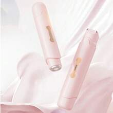 1 件女士电动剃须刀，双头二合一设计，USB 充电，私密脱毛器，适用于腋下、比基尼线、腿部 - 時尚款 - 查看 1