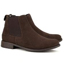 Men's Chelsea Boot Country Leather Suede - Coffee - View 3