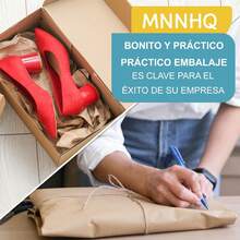 ¡RecomendadoRollo Papel Kraft 45cm x 1000cm, MNNHQ Papel Kraft Marrón para Envolver Regalos, Papel Envoltura Kraft Rollo Ideal para DIY, Decoración, Paquete, Regalos Manualidades, Artesanía¡Top de Temporada - 1 - Ver 6