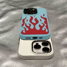 Flame Pattern Multicolor Phone Case Hard Shell Dropproof Cover For 11/12/13/14/15/16 Pro MAX X/XR/XS - J7-bRLXLDDXK140J7 - View 2